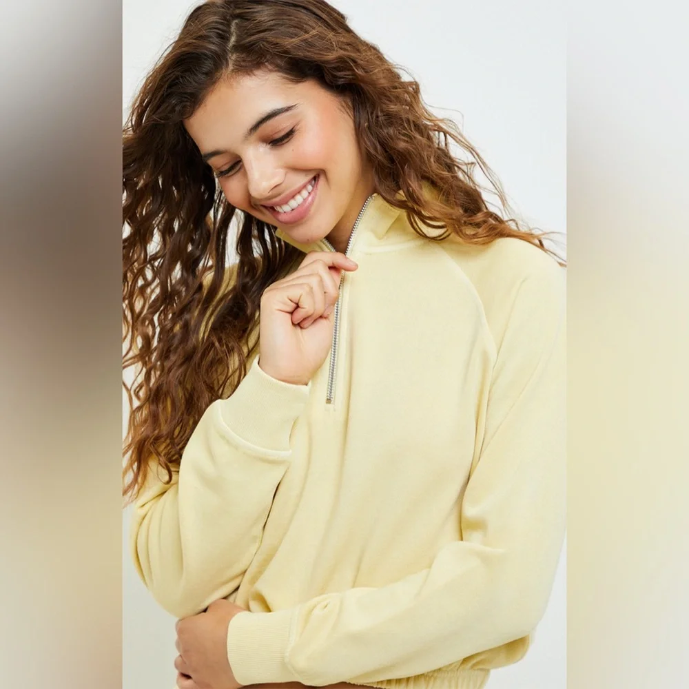 PacSun Socal Half-Zip Sweatshirt - Picture 2 of 9